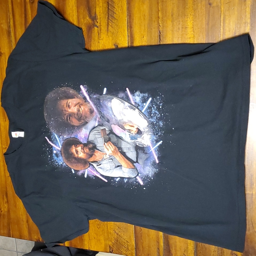 NWOT Bob Ross Short Sleeve Shirt, size L